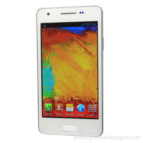 Smartphone, MTK6572-1.2GHz, 4GB RAM + 32GB ROM, 4.3" inch Screen, WVGA 800*480 Pixels, Android 4.3 O